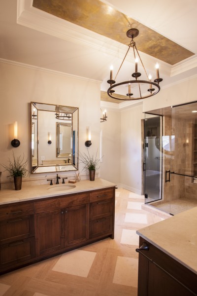 Master Suite His and Hers Vanities