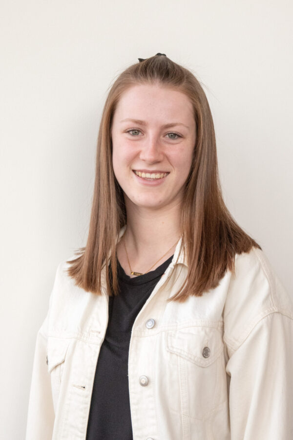 Crisp, brightly illuminated, immaculate white wall provides contemporary Twin Cities design.